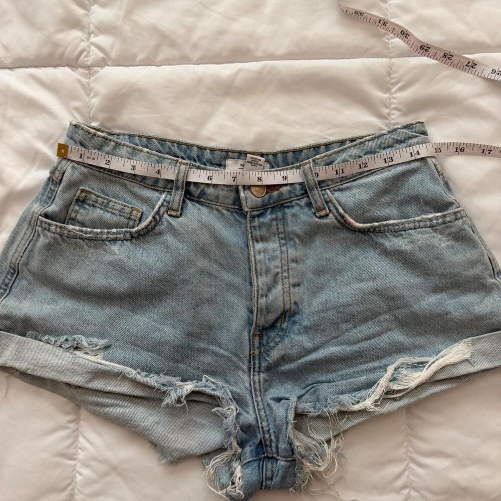 Forever-21 Women's Blue Shorts - Picture 5 of 5